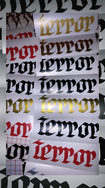 ‘Old Font’ Sticker